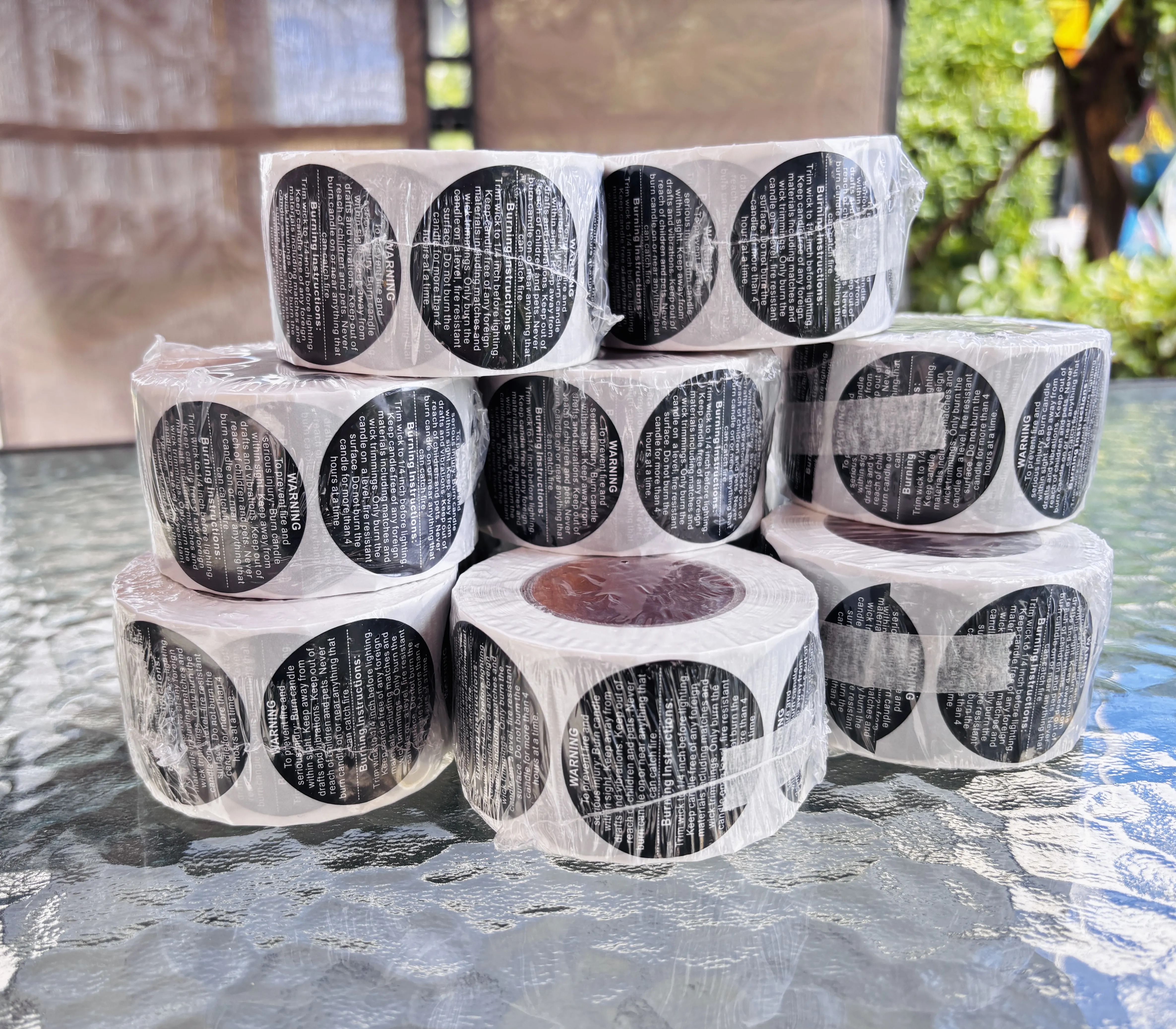 Jojo Pack telah berjaya menyampaikan label amaran yang disesuaikan untuk lilin wangi kepada pelanggan, mengukuhkan barisan produk pertahanan keselamatan.
