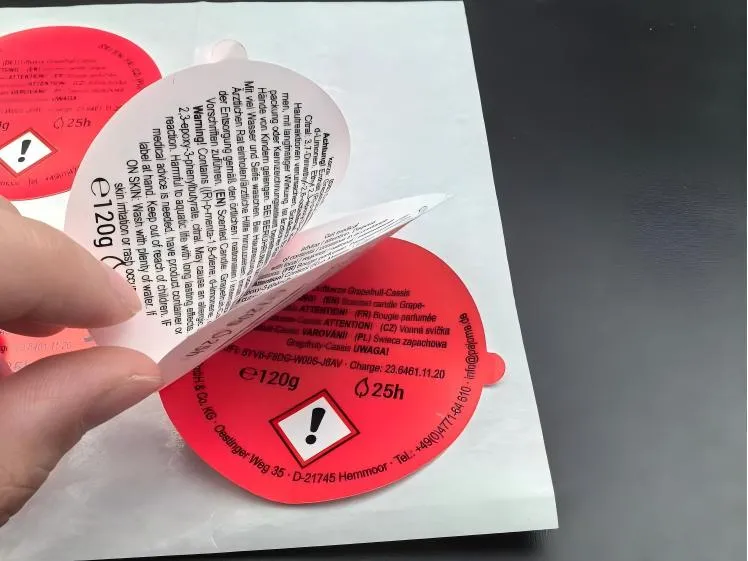 Pesanan Pelanggan Poland Pembungkusan dan Penghantaran Label Multi-lapisan