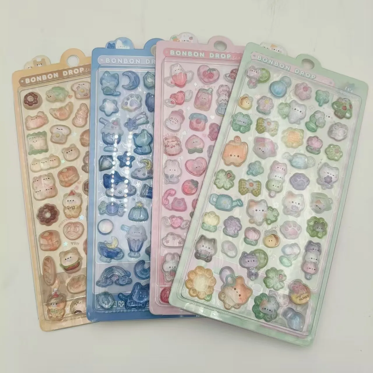 Pelekat Kanak -kanak Relief 3D bersedia untuk penghantaran