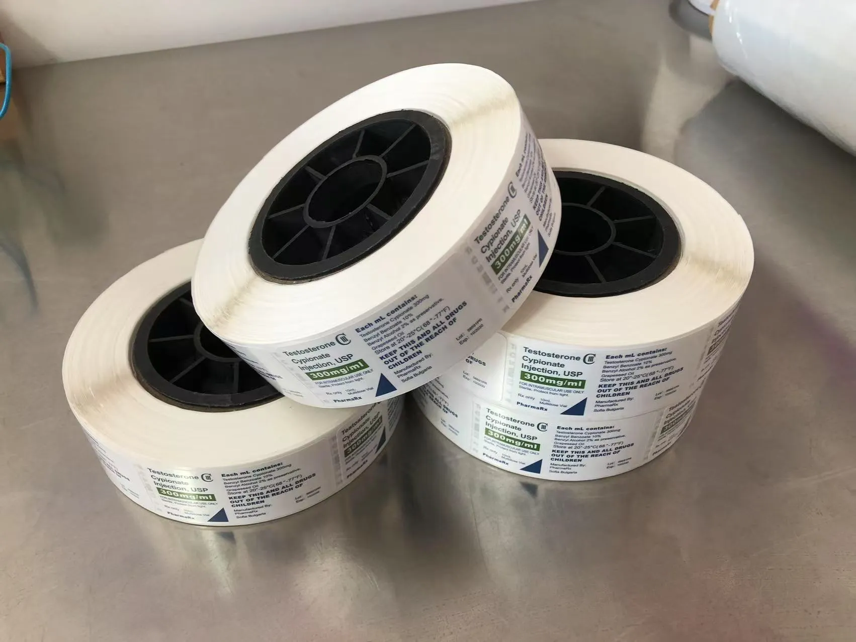 Label perubatan lapisan tunggal akan dihantar