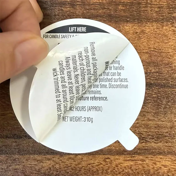 Label dua lapisan