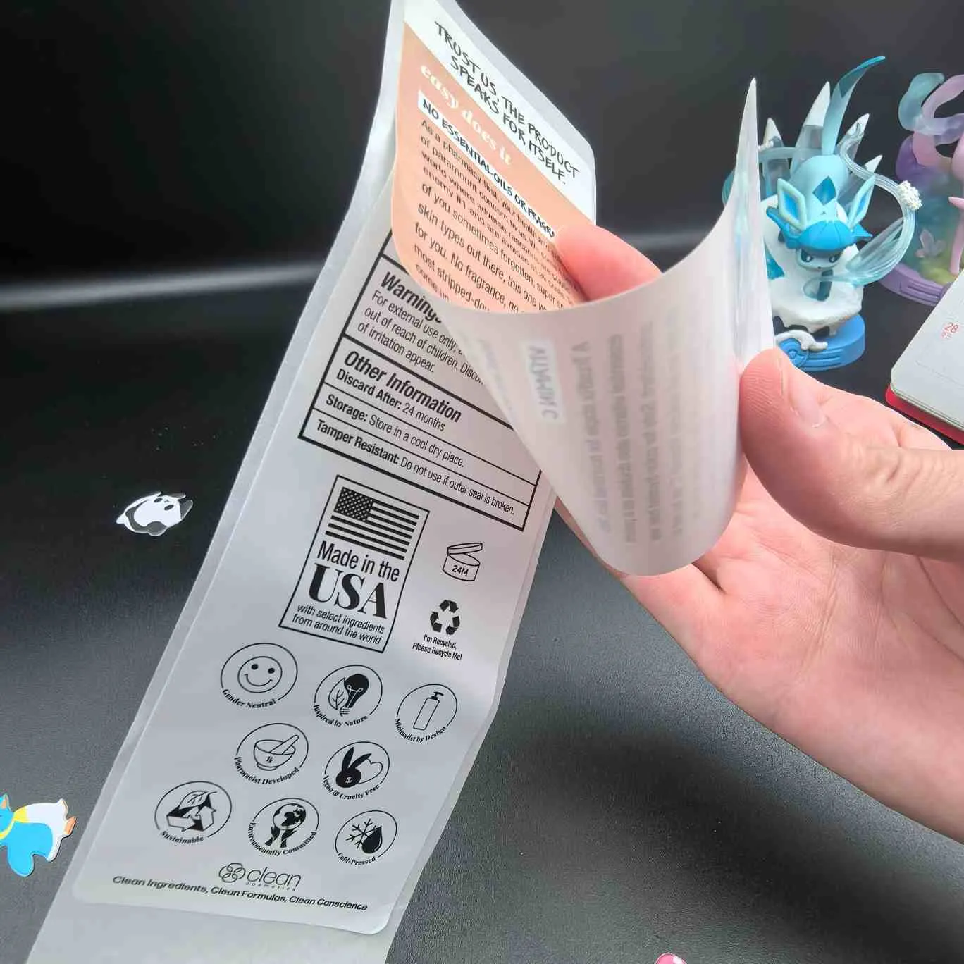 Multilayer untuk label kosmetik