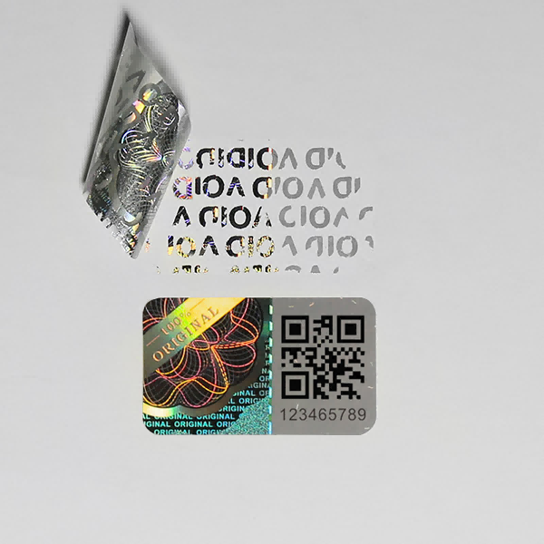 Label anti-pemalsuan kod QR